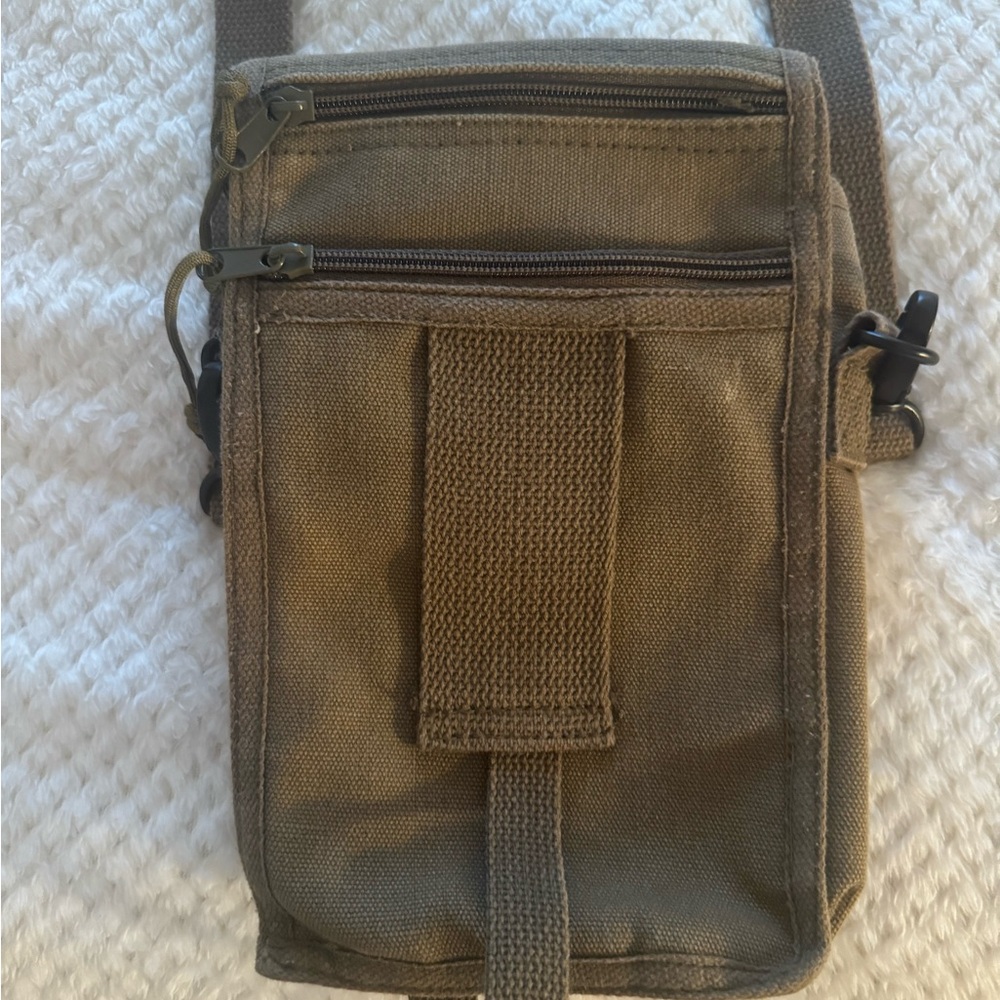 Men's Military Green Crossbody Bag